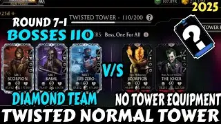 Mk mobile | Twisted Tower | 110 Bosses | Beat By Diamond Team R7  #gaming #gaming 