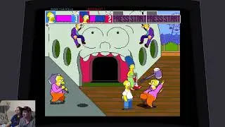 1.  Simpsons Arcade With Homer And Marge!