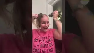 Beautiful woman headshave