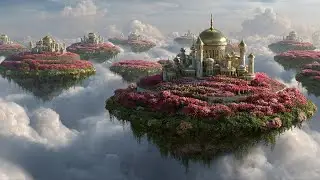 Golden Bloom Palace 🌸 | A Relaxing Fantasy Heaven of Light, Flowers & Calm