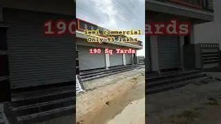 Semi commercial house for sale in Hyderabad 190Sq yards 90 lakhs - details 6303201952 #houseforsale