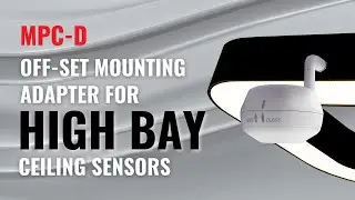 Off-set Mounting Adapter for High Bay Ceiling Sensors | Enerlites MPC-D