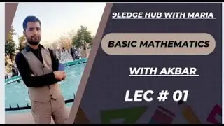 PPSC, FPSC Mathematics for one paper prepration | Lecture # 01 | 9ledge Hub with Maria | PPSC Math |
