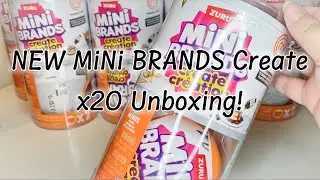 Unboxing 20 Mini Brands Create: MasterChef Series 2 #minibrands #asmr
