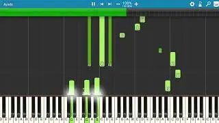 Alex Ubago - Sin Miedo A Nada | Piano Tutorial | Midi