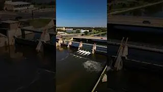 Dams can be cool! #wichita #history #midwest #river #drone #kansas #infrastructure #engineering
