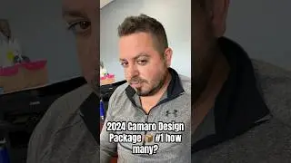 New 2024 Camaro Design Package 📦 1 by the numbers? How many? #chevy #camaro #ss #lt1 #rs #cars #zl1