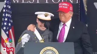 USA LIVE: President Trump Gives Commencement Address To West Point Graduates | US Military | N18G