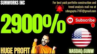 SUNWORKS HUGE PROFIT | SUNW STOCK NEWS | SUNWORKS STOCK NEWS