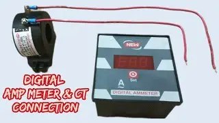 How to Connect a Digital Amp Meter ||  Step-by-Step Guide