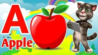 Фонетическая песенка 2 с двумя словами в 3D-формате - A для самолета - Песни про алфавит ABC со з...