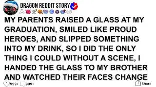 MY PARENTS RAISED A GLASS AT MY GRADUATION, SMILED LIKE PROUD HEROES, AND SLIPPED SOMETHING INTO