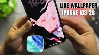 Как установить живые обои на iPhone iOS 26