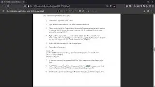 WIN700 | LAB-20 CONFIGURING GROUP POLICY SETTINGS | PROF. NOOSHIN BEHESTI