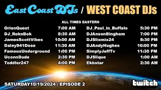 East Coast DJs meets West Coast DJ raid train ep02 - ALL VINYL, 90's-00's