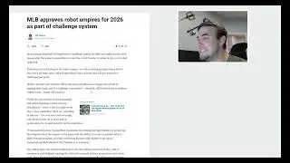 The Robots are taking over the MLB! Finally