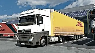 Mercedes Actros MP4 Realistic Driving Euro Truck Simulator 2 Gameplay 4K ETS2 1.52/ProMods