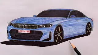 How To Draw BMW || Car Drawing || How To Learn Drawing #bmwm5 #drawing #bmw 