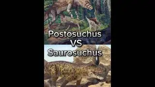 Postosuchus vs Saurosuchus #dinosaur #edit