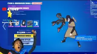 iShowSpeed Reacts To New Naruto Skins in Fortnite!!
