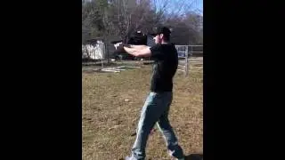 Rapid fire Jimenez J.A. Nine 9mm pistol