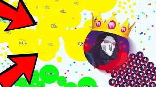 БЕЗУМНОЕ 128-кратное разделение в FANIX.IO! НОВАЯ игра Agar.io! | Двойной Король Сплит НАЗАД!