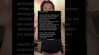 READ: anxiety and IBS radically improved with: 02:22 Propranolol, 04:50 Cromolyn 05:40 Handouts for