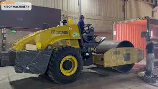 Loading container of XS203J Single Drum Vibratory Roller 20T