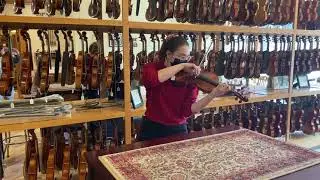 Restored John Friedrich and Bros. Violin from 1927 - St. Louis Strings