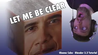 Obama Cube - Blender 3.2 UV Editing Quick Tutorial