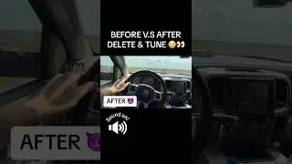 Stock V.S Deleted Exhaust on 2017 Ram 3500 😍😳