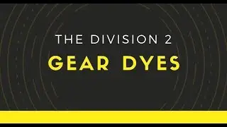 The Division 2 Gear Dye Location Map