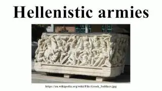Hellenistic armies