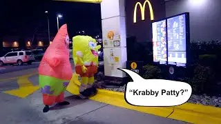 SpongeBob Drive Thru PRANK at McDonald's