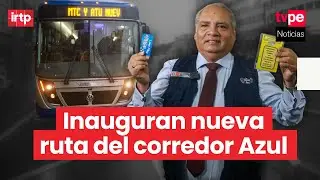 Corredor Azul: inauguran nueva ruta que une SMP con el Cercado de Lima a solo 2 soles