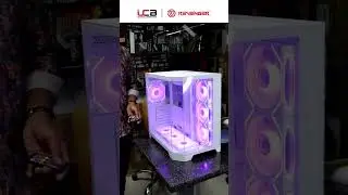 Revenger Air Box 7 ARGB Infinity Fans with Remote Controller Full Tower White Desktop Gaming Case
