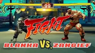 Power Clash Blanka vs Zangief | Electric Thunder vs Red Cyclone 