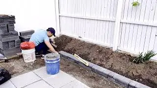 How to build garden retaining wall.