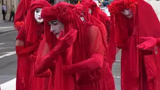 Red Rebel Brigade, SF Climate Strike, Sept 25, 2019