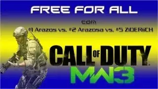 #1 Arazos vs #2 Arazosa vs #5 ZiDERiiCH | Top 10 Leaderboards MW3