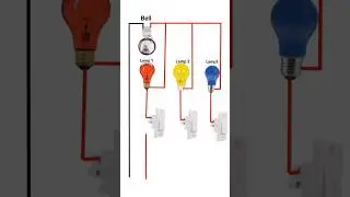 hotel wiring circuit bell indicator circuit#youtubeshorts #vairal #shortsvideo #shortsfeed #short