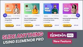 How to Create Beautiful Carousel in Elementor Pro | Slide Anything with Elementor's New Feature