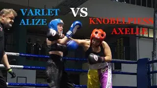 Gala de Boxe de Sotteville les Rouen : Avril 2019 -VARLET ALIZE  VS  KNOBELPIESS AXELLE