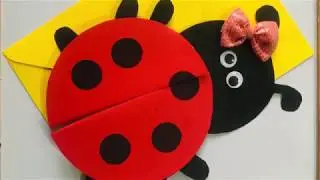 Handmade Easy Ladybug Greeting Card