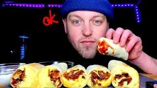 🥓BACON🍳EGG N CHEESE🧀BREAKFAST BURRITOS 🌯MUKBANG 먹방