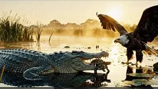 A Life-or-Death Battle: Eagles, Crocodiles, and a Dog's Epic Turtle Rescue.
