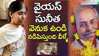 Ys Suneetha | Ys Jagan | Chandrababu | వైయస్ సునీత వెనుక ఉండి నడిపిస్తుంది వీళ్ళే | PDTV News