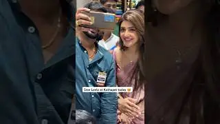 Sree Leela at Sri Vaibhavam Shopping mall 😍 #kothapet #hyderabad #sreeleela #pushpa2 #viralvideo