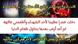 كانت لدي ذنوب كثيرة لكن الله عفا عني ببركة الصلاة على النبي ﷺ