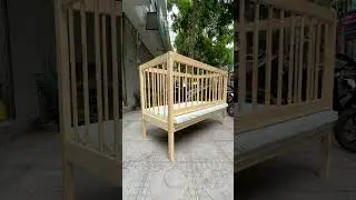 Mẫu giường gh&eacute;p 2 chế độ cho con 🫡 #giuongghepchobe #ongbodemo